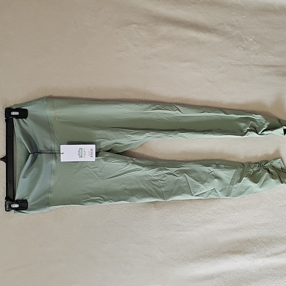 Whitney Simmons Rib Waist Gymshark Leggings Limited Edition Moss Green L NWT - Picture 3 of 6